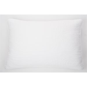 Log white pillow sham 