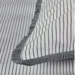 Bettlejuice white striped duvet cover