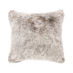 Bunny faux fur european pillow sham 
