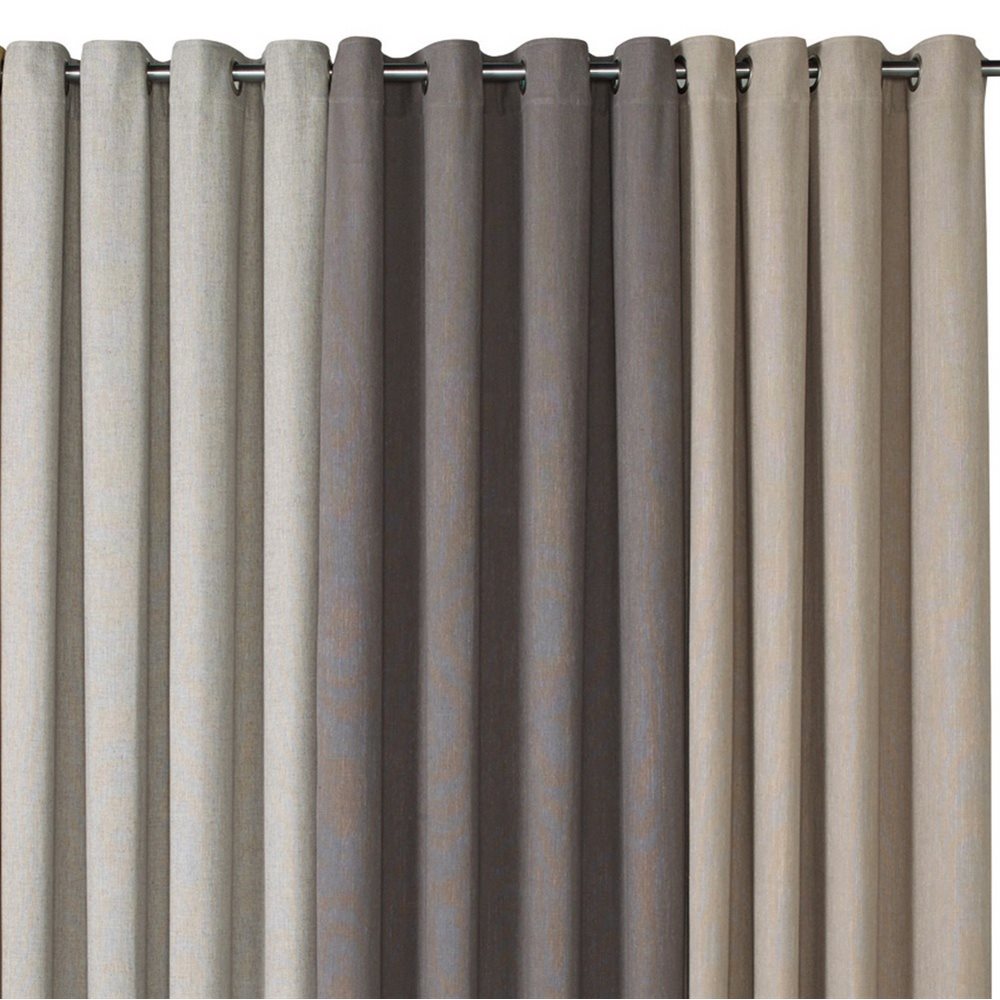 Carbonara grey curtain panel