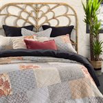 Mocha warm coloured quilt
