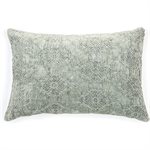 Toro oblong sage jaquard velvet decorative pillow 