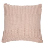 Baba knitted soft pink cushion