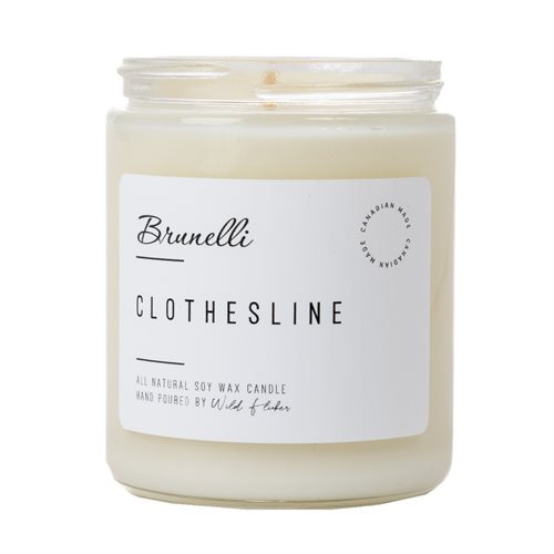 Fresh laundry soy wax candle - 1 wick