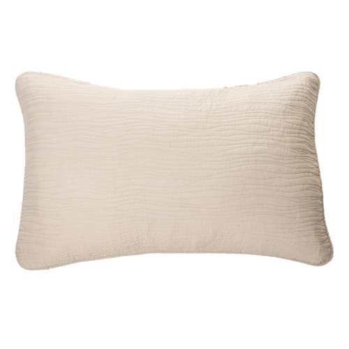Jazzy natural decorative pillow sham 