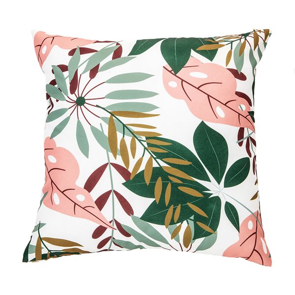Coussin feuillage tropical  Jungle 
