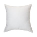 Linen Stone Wash white european pillow