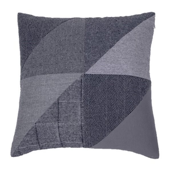 Matis charcoal grey decorative pillow 