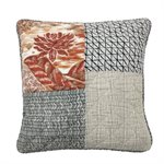 Mocha warm coloured decorative pillow cover