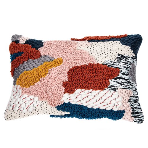 Sabine textured oblong decorative pillow 