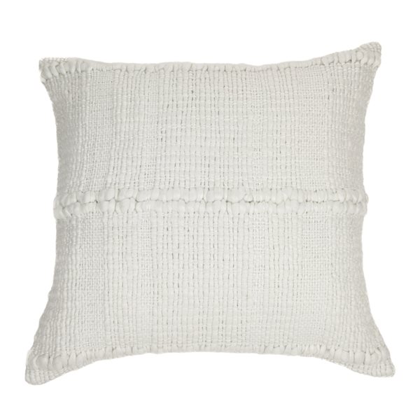 Simplet ivory decorative pillow 
