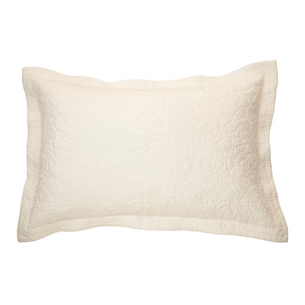 Taylor cream pillow sham 