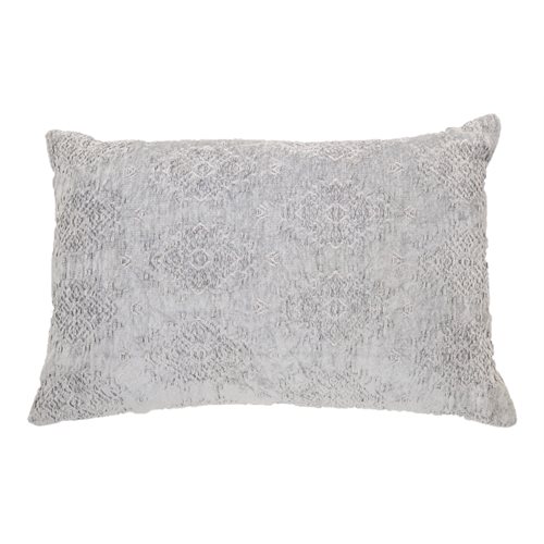 Toro grey oblong decorative pillow 