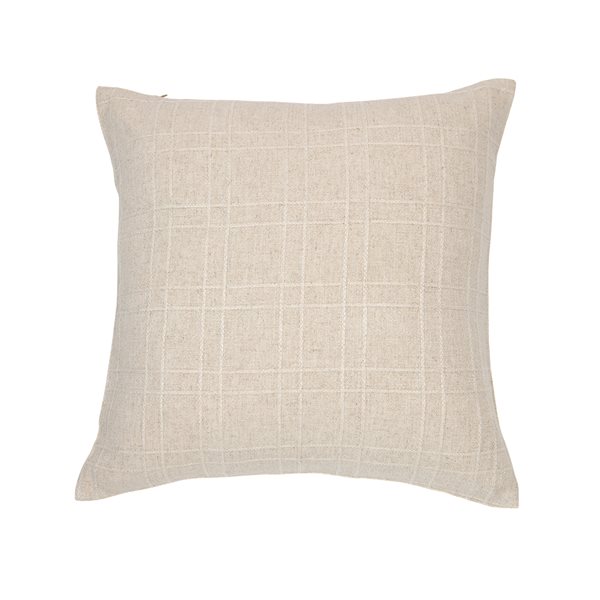 Zeff natural linen decorative pillow 